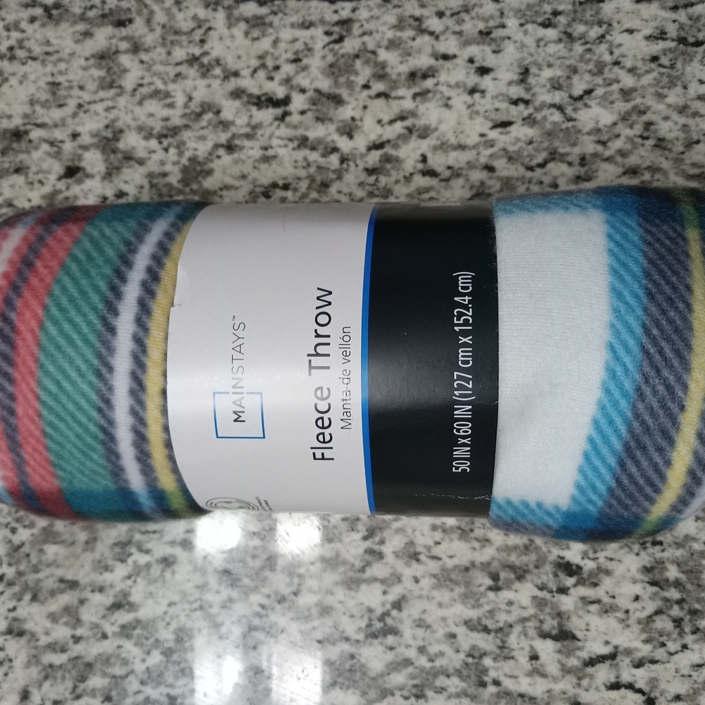Mainstays Multicolor Fleece Throw